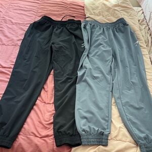 Gymshark Black and Gray Joggers